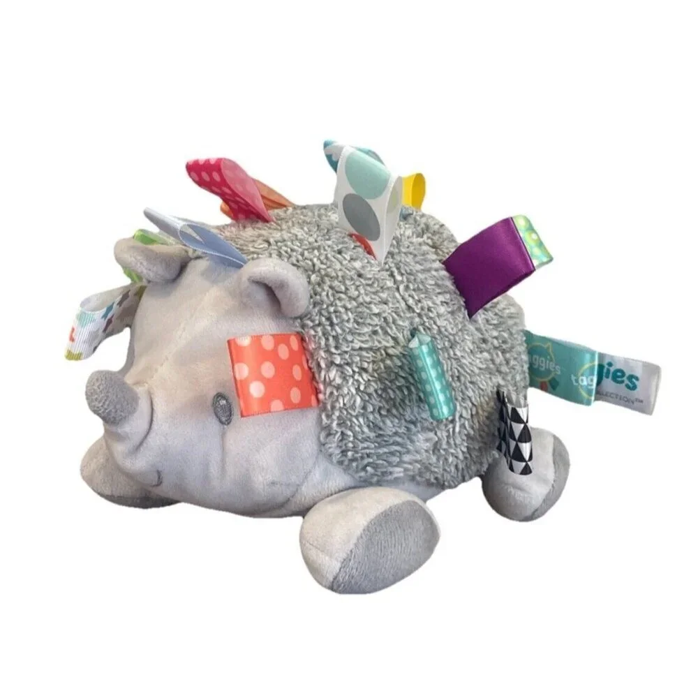 Mary Meyer Taggies Signature Plush Hedgehog Stuffed Animal Gray 8